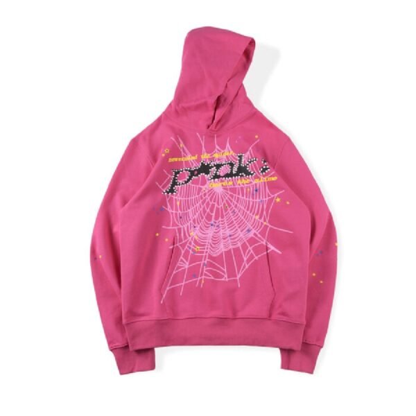 Dark Pink Spider Hoodie