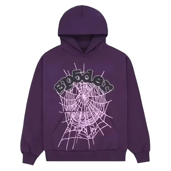 Purple Spider Hoodie