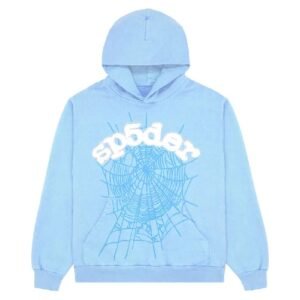 Sky Blue Sp5der Hoodie