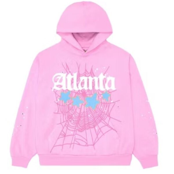 Sp5der Atlanta Hoodie - Pink