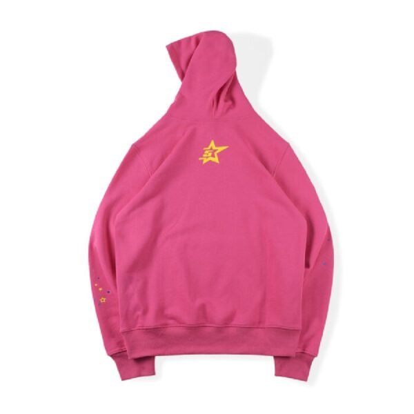 Dark Pink Spider Hoodie - Image 2