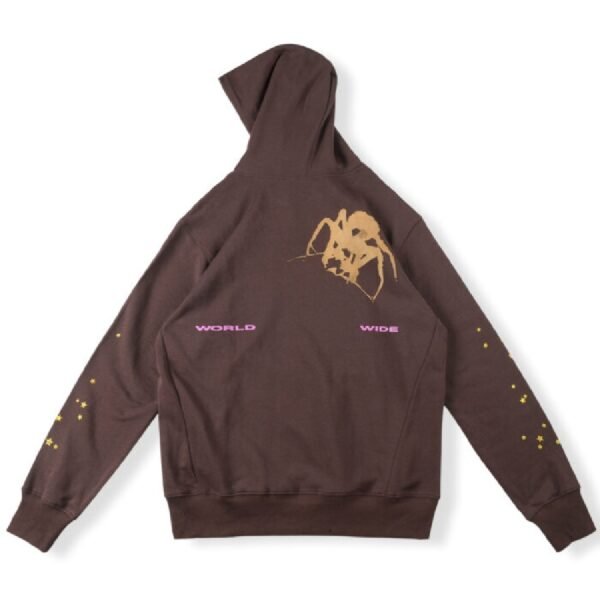 Thug Brown Sp5der Hoodie - Image 2
