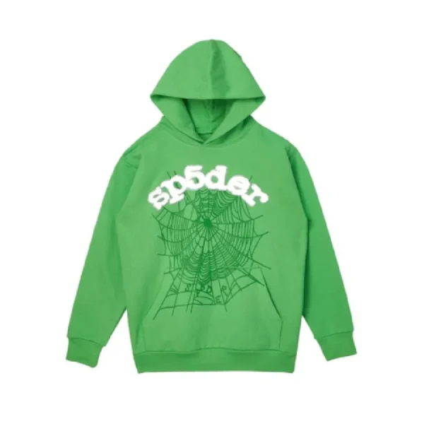 Spider Web Worldwide Green Sp5der Tracksuit - Image 2