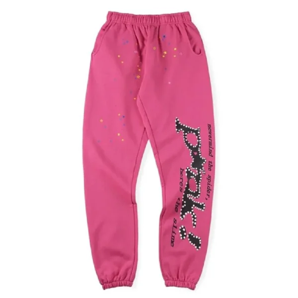 Pink Sp5der Worldwide Tracksuit - Image 3