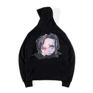 555 Black Sp5der Angel Number Hoodie